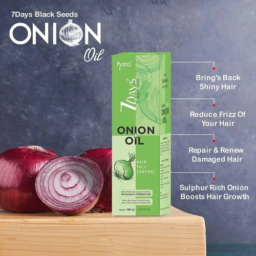 Olio per capelli cipolla - , semi