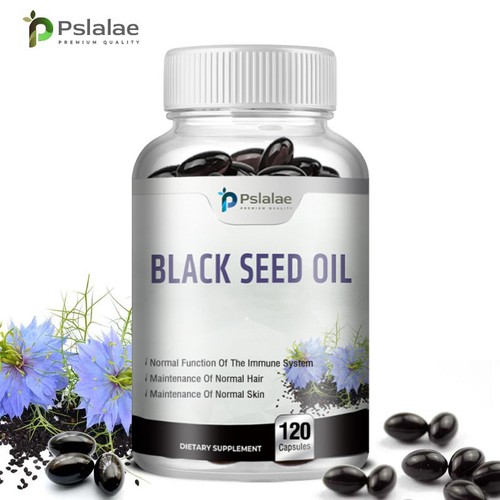 Black seed oil capsules - black,