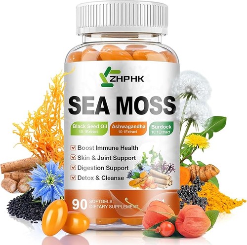 Organic sea moss softgels - organic,