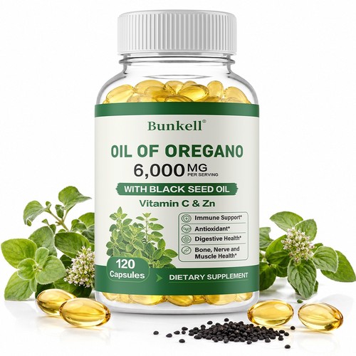 Bunkell olio origano - olio, 6000mg